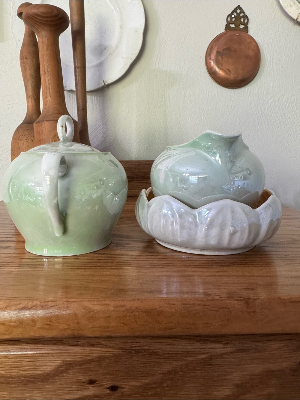 Lusterware Three Piece Set - Picture 2 of 13